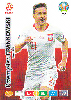 Przemyslaw Frankowski Poland Panini UEFA EURO 2020#257